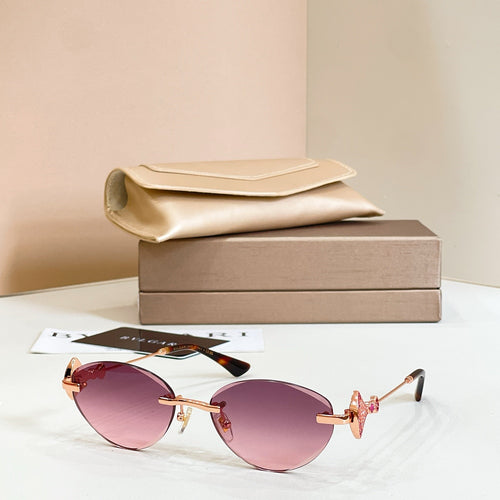 Bvlgari Serpenti Éclat Rimless Sunglasses