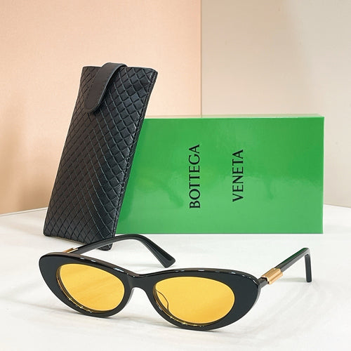 Bottega Veneta Intrecciato Cat-Eye Sunglasses