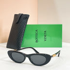 Bottega Veneta Intrecciato Cat-Eye Sunglasses