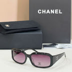 Chanel Cristal CC Oversized Frame Sunglasses