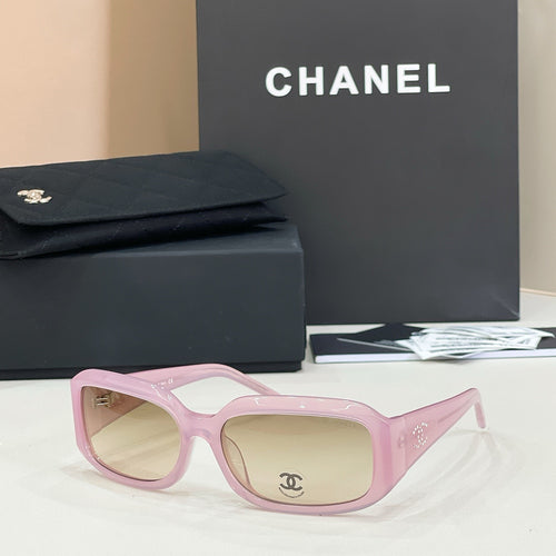 Chanel Cristal CC Oversized Frame Sunglasses