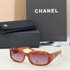 Chanel Cristal CC Oversized Frame Sunglasses