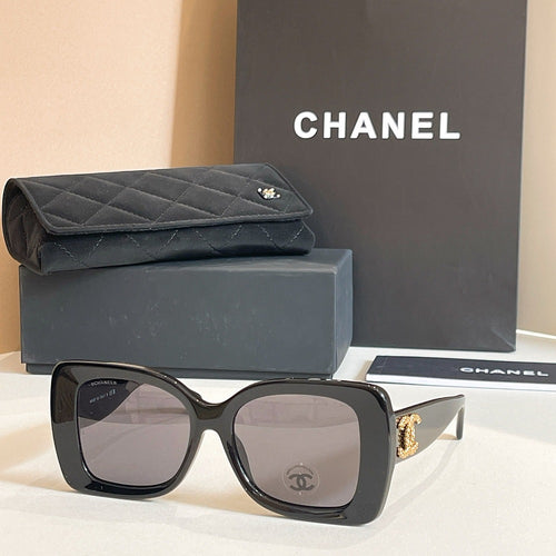 Chanel Bijou CC Oversized Square Sunglasses