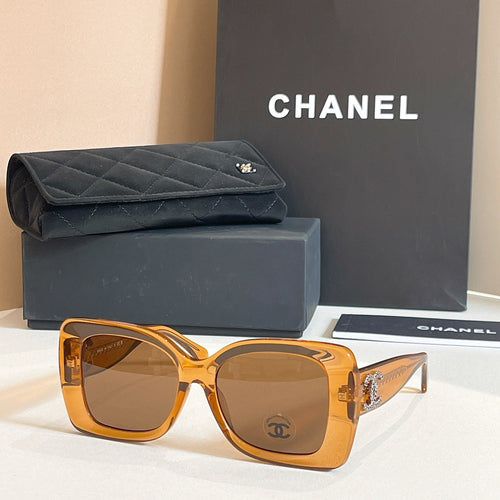 Chanel Bijou CC Oversized Square Sunglasses