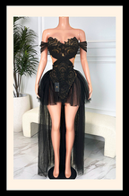 Enchanté Tulle & Lace Corset Gown Set