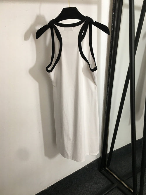 Balmain Tank Dress in Two Tone