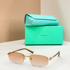 Tiffany & Co. Épure Link Rimless Sunglasses