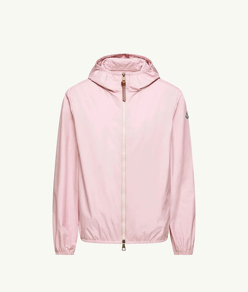 Moncler “Fegeos” Rosé Airlight Hooded Jacket