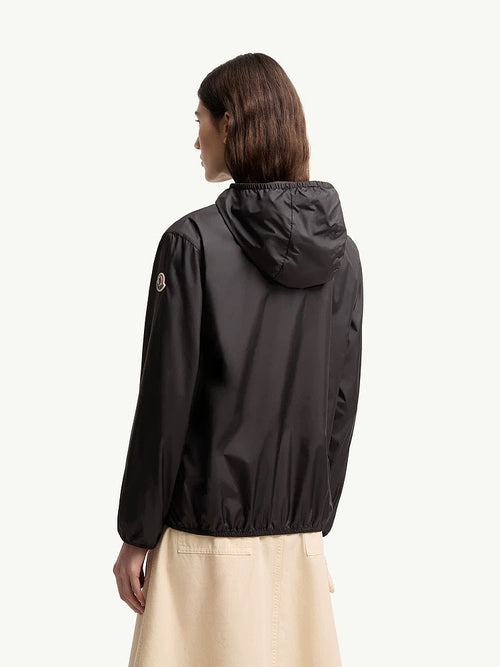 Moncler “Fegeos” Noir Airlight Hooded Jacket