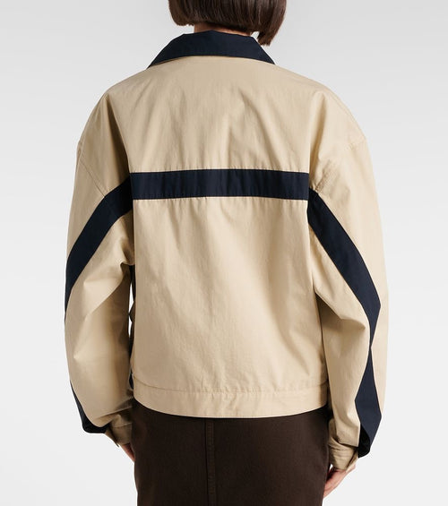 Saint Laurent Riviera Stripe Windbreaker Jacket