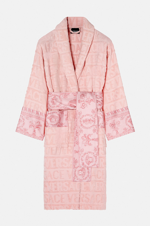 Versace “I ♡ Baroque” Jacquard Bathrobe