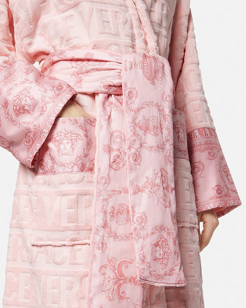 Versace “I ♡ Baroque” Jacquard Bathrobe