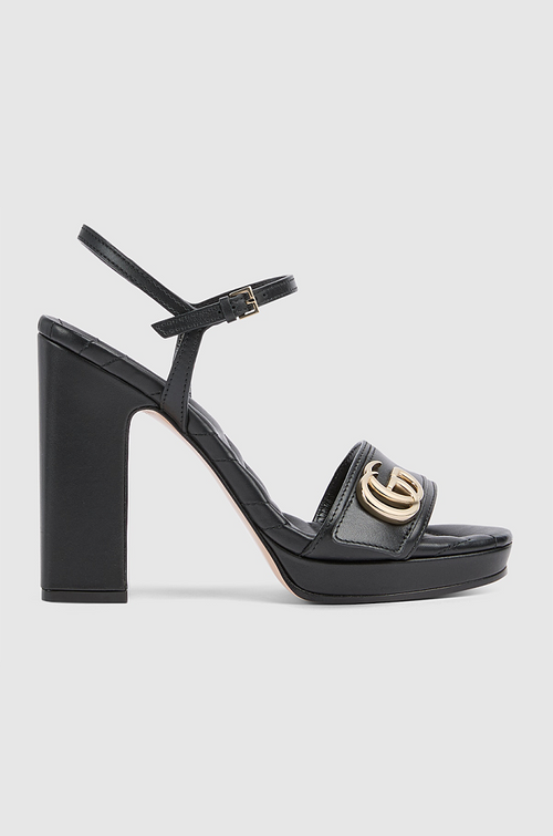 Gucci “Velour Élevé” Platform Sandal