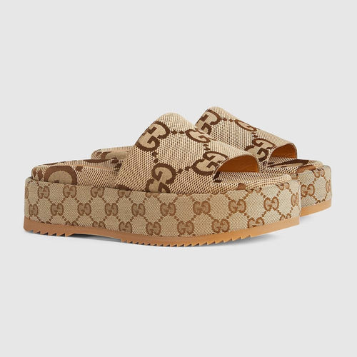 Gucci “Monogram Drift Platform Slide”