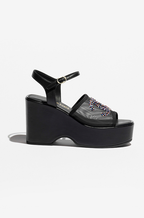 Chanel Prism CC Platform Sandals