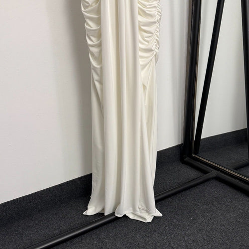 Schiaparelli Éclipse Découpée Ruched Column Gown