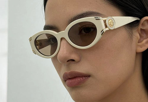 Versace Medusa Dominion Oval Sunglasses