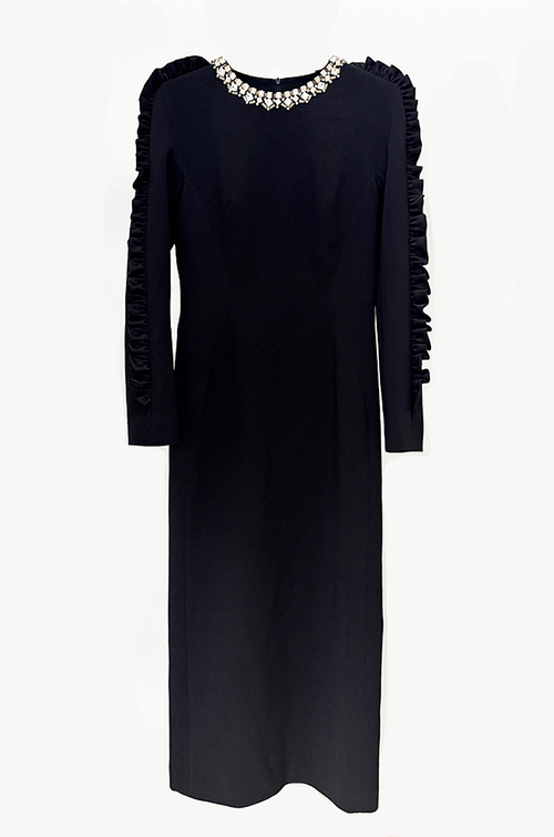 Reine de Minuit Crystal Gown