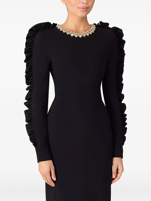 Reine de Minuit Crystal Gown