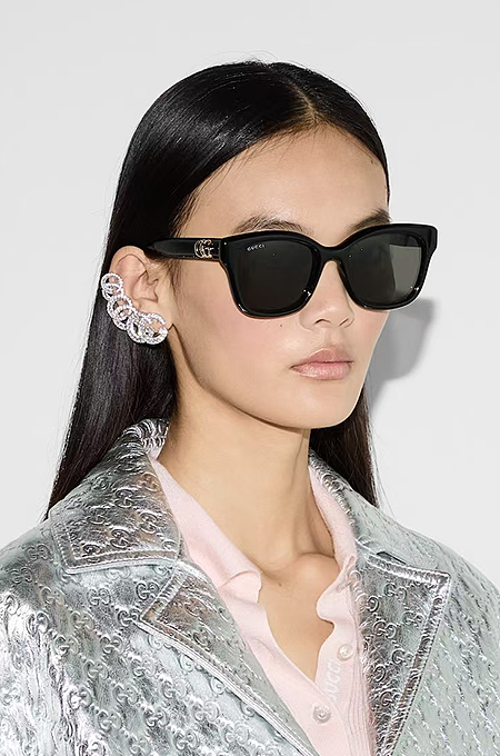 GG Square Frame Sunglasses