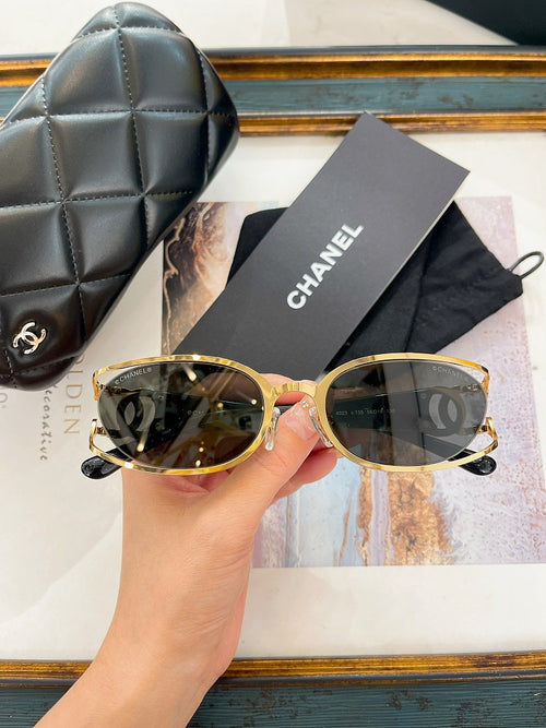 CC Metal Frame Sunglasses
