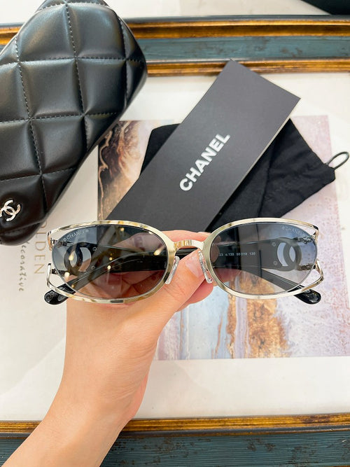 CC Metal Frame Sunglasses