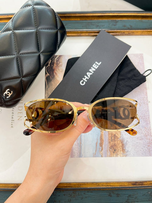 CC Metal Frame Sunglasses