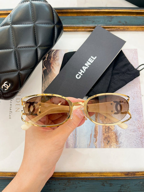 CC Metal Frame Sunglasses