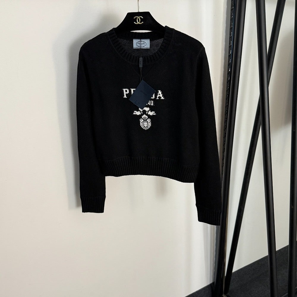 Prada Milano Cropped Knit Sweater – LUXE LIVING FASHIONS