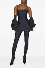 Mugler Contour Architect Second-Skin Jumpsuit