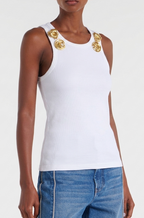 Schiaparelli Ornement Doré Sculpt Tank