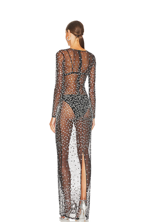 Cristallo Illusion Gown – Noir Edition