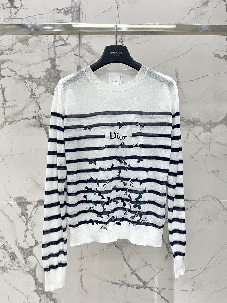 Christian Dior Butterfly-Embroidered Knit Tank Top – LUXE LIVING