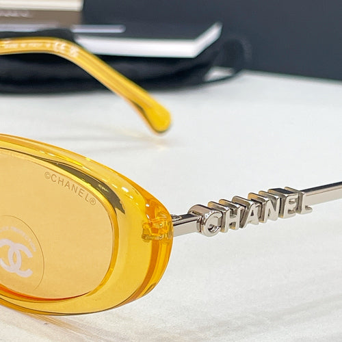 Chanel Oval CC Logo Sunglasses