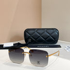 Chanel Rimless Square Gradient Sunglasses – Signature CC Edition