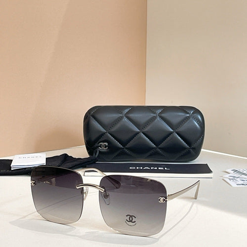 Chanel Rimless Square Gradient Sunglasses – Signature CC Edition