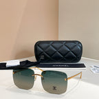 Chanel Rimless Square Gradient Sunglasses – Signature CC Edition