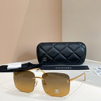 Chanel Rimless Square Gradient Sunglasses – Signature CC Edition