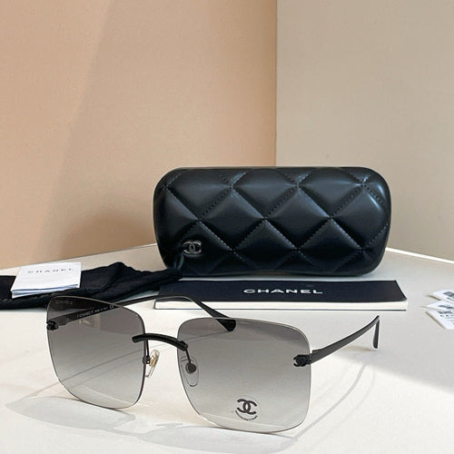 Chanel Rimless Square Gradient Sunglasses – Signature CC Edition