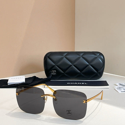 Chanel Rimless Square Gradient Sunglasses – Signature CC Edition
