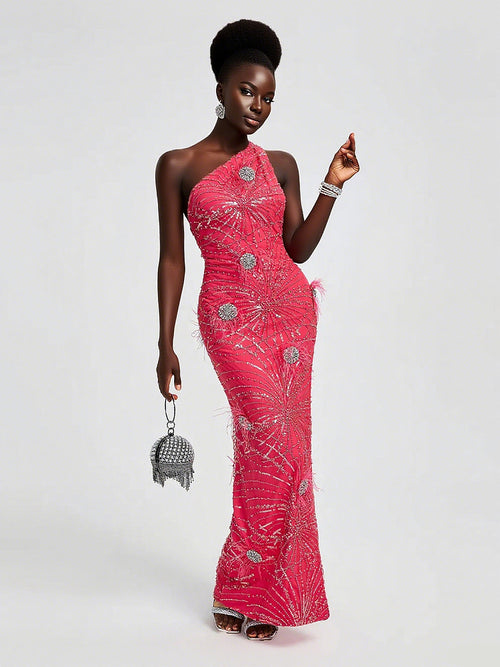 Fiore di Fuoco Couture Gown  Description