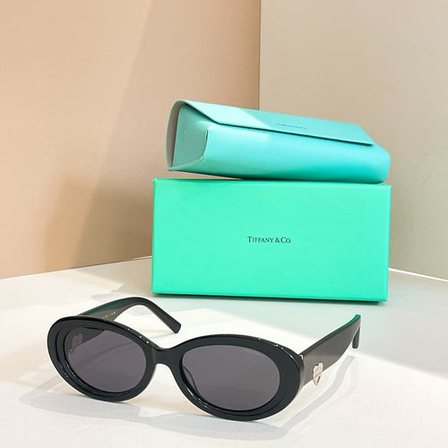 Tiffany & Co. Oval Luxe Chain Sunglasses