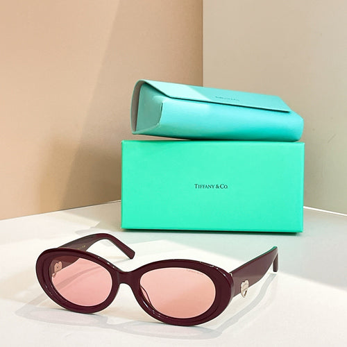 Tiffany & Co. Oval Luxe Chain Sunglasses