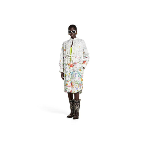Gucci Flora Botanical Shirt Dress
