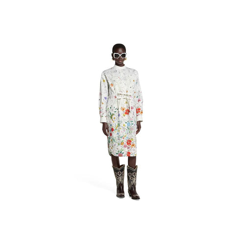 Gucci Flora Botanical Shirt Dress