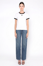 Celine Triomphe Contrast Tee