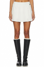 Chanel Court Élégance Pleated Mini Skirt