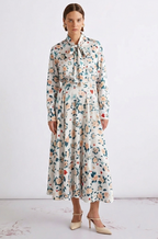 Dior Jardin de Cœur Silk Midi Dress