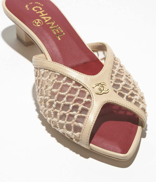 Chanel Côte Mirage Mesh Mule