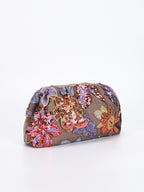 Floréline Étoile Embroidered Clutch